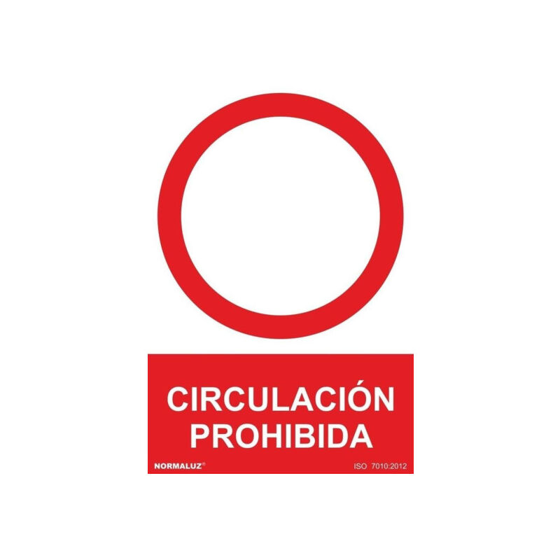 Señal Circulación Prohibida (Circulo) Con Tintas UV | 210 x 300 mm - ALUMINIO 0'5 mm
Señal Circulación Prohibida (Circulo) Con Tintas UV | 210 x 300 mm - ALUMINIO 0'5 mm