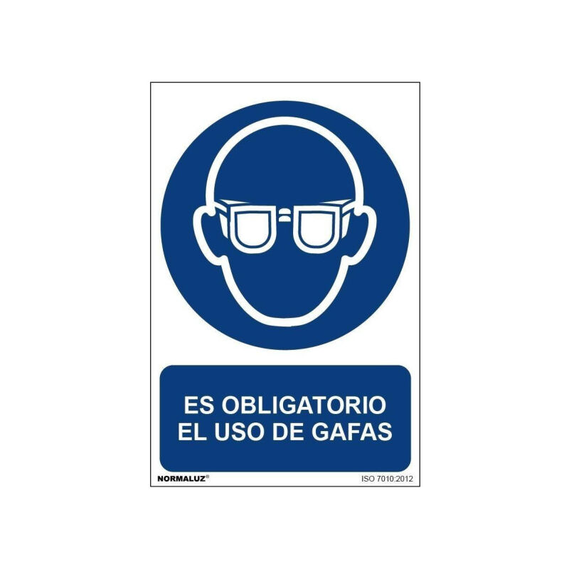 Señal Es Obligatorio El Uso de Gafas Con Tintas UV | 210 x 300 mm - ALUMINIO 0'5 mm
Señal Es Obligatorio El Uso de Gafas Con Tintas UV | 210 x 300 mm - ALUMINIO 0'5 mm
