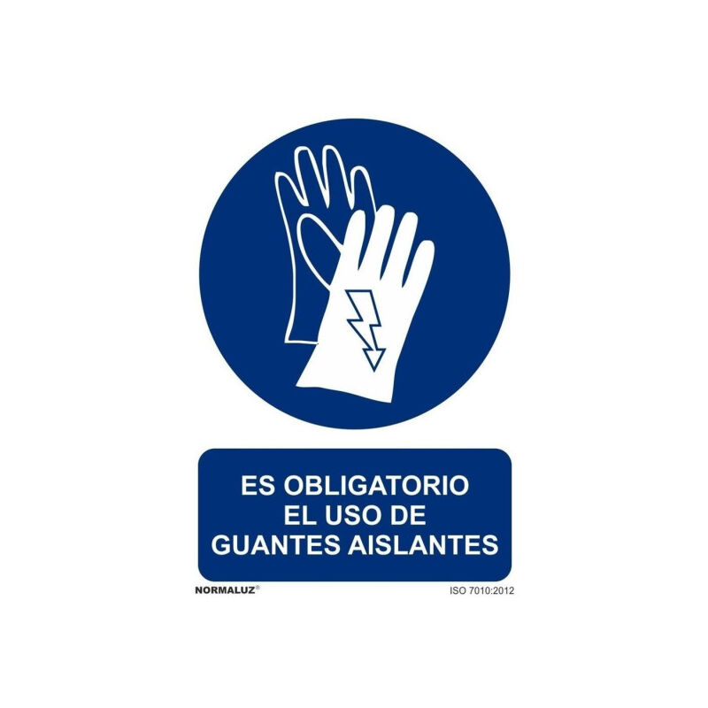 Señal Es Obligatorio El Uso de Los Guantes Aislantes Con Tintas UV | ALUMINIO 0'5 mm - 300 x 400 mm
Señal Es Obligatorio El Uso de Los Guantes Aislantes Con Tintas UV | ALUMINIO 0'5 mm - 300 x 400 mm