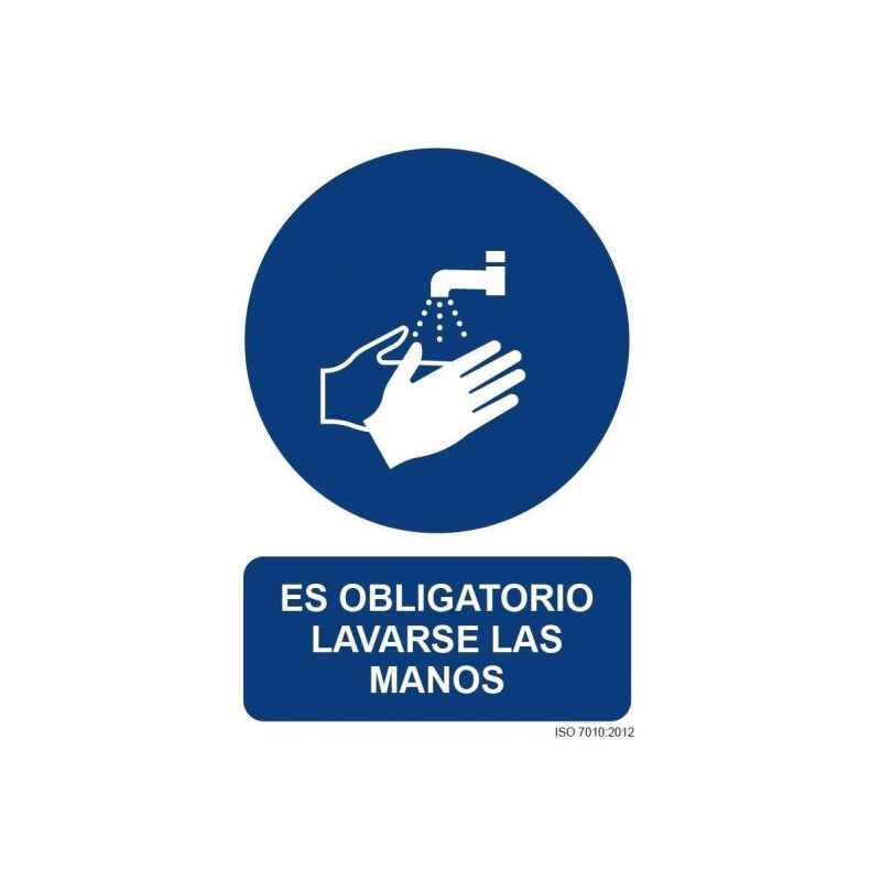 Señal Es Obligatorio Lavarse Las Manos Con Tintas UV | 300 x 400 mm - PVC GLASSPACK 0'7 mm
Señal Es Obligatorio Lavarse Las Manos Con Tintas UV | 300 x 400 mm - PVC GLASSPACK 0'7 mm