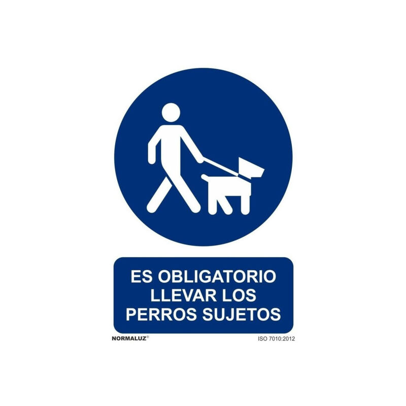 Señal Es Obligatorio Llevar Los Perros Sujetos Con Tintas UV | ADHESIVOS DE VINILO - 150 x 200 mm
Señal Es Obligatorio Llevar Los Perros Sujetos Con Tintas UV | ADHESIVOS DE VINILO - 150 x 200 mm