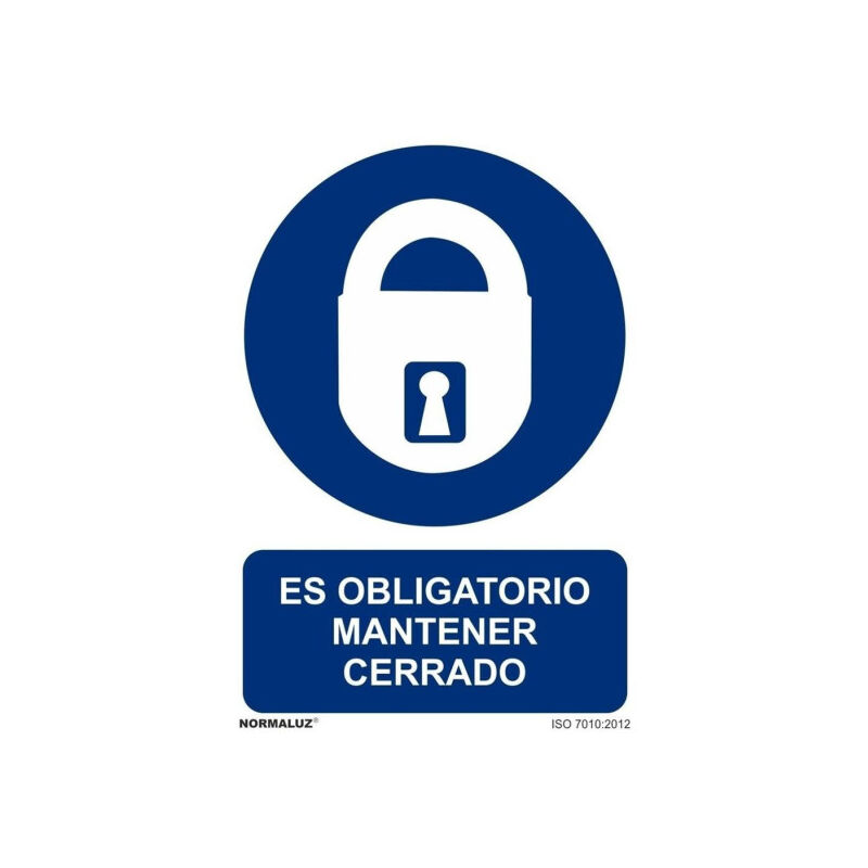 Señal Es Obligatorio Mantener Cerrado Con Tintas UV | 300 x 400 mm - PVC GLASSPACK 0'7 mm
Señal Es Obligatorio Mantener Cerrado Con Tintas UV | 300 x 400 mm - PVC GLASSPACK 0'7 mm