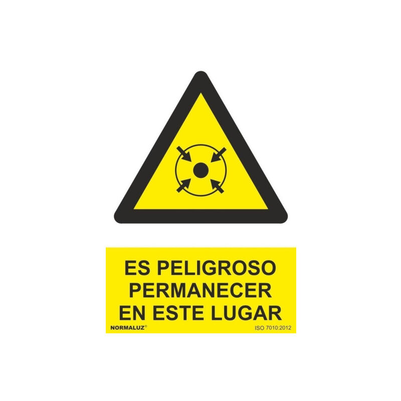Señal Es Peligroso Permanecer En Este Lugar Con Tintas UV | ADHESIVOS DE VINILO - 150 x 200 mm
Señal Es Peligroso Permanecer En Este Lugar Con Tintas UV | ADHESIVOS DE VINILO - 150 x 200 mm