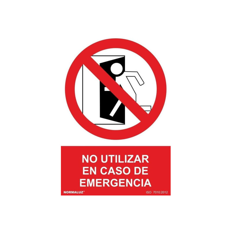 Señal No Utilizar En Caso de Emergencia Con Tintas UV | ADHESIVOS DE VINILO - 100 x 150 mm
Señal No Utilizar En Caso de Emergencia Con Tintas UV | ADHESIVOS DE VINILO - 100 x 150 mm