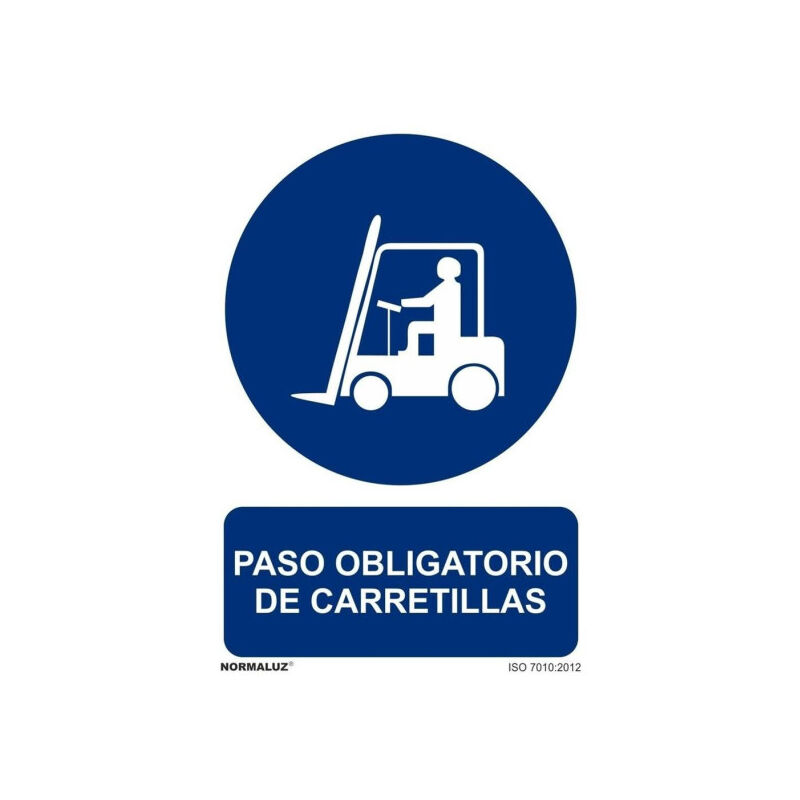 Señal Paso Obligatorio de Carretillas Con Tintas UV | ALUMINIO 0'5 mm - 300 x 400 mm
Señal Paso Obligatorio de Carretillas Con Tintas UV | ALUMINIO 0'5 mm - 300 x 400 mm