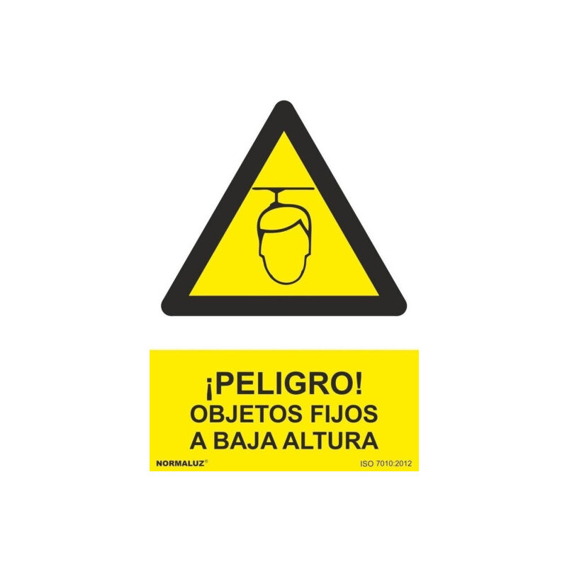 Señal ¡Peligro! Objetos Fijos a Baja Altura Con Tintas UV | ALUMINIO 0'5 mm - 300 x 400 mm
Señal ¡Peligro! Objetos Fijos a Baja Altura Con Tintas UV | ALUMINIO 0'5 mm - 300 x 400 mm