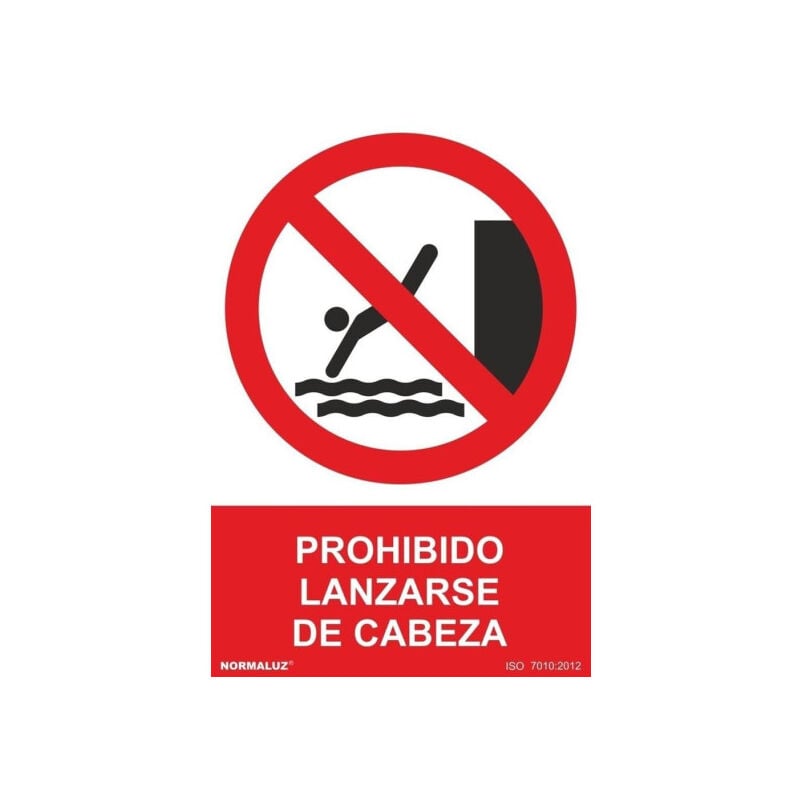 Señal Prohibido Lanzarse de Cabeza Con Tintas UV | ADHESIVOS DE VINILO - 150 x 200 mm
Señal Prohibido Lanzarse de Cabeza Con Tintas UV | ADHESIVOS DE VINILO - 150 x 200 mm