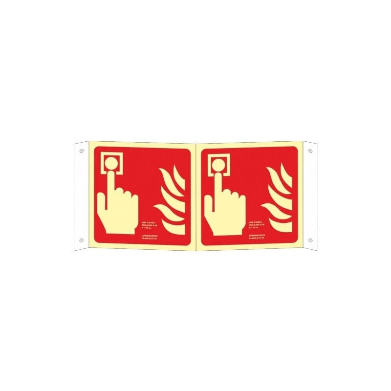 Señal Pulsador de Alarma (Sin Texto) Panorámica Luminiscente | CLASE A (PVC 1 mm) - 420 x 420 mm
Señal Pulsador de Alarma (Sin Texto) Panorámica Luminiscente | CLASE A (PVC 1 mm) - 420 x 420 mm