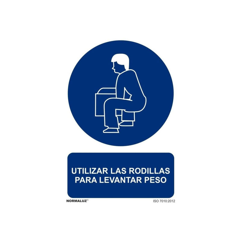 Señal Utilizar Las Rodillas Para Levantar Peso Con Tintas UV | 300 x 400 mm - PVC GLASSPACK 0'7 mm
Señal Utilizar Las Rodillas Para Levantar Peso Con Tintas UV | 300 x 400 mm - PVC GLASSPACK 0'7 mm