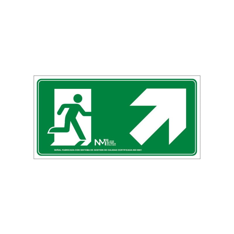 Señales De Evacuacion Luminiscentes Gran Formato Escalera Der Arriba | CLASE B (PVC 0'7mm) - 632 x 316 mm
Señales De Evacuacion Luminiscentes Gran Formato Escalera Der Arriba | CLASE B (PVC 0'7mm) - 632 x 316 mm