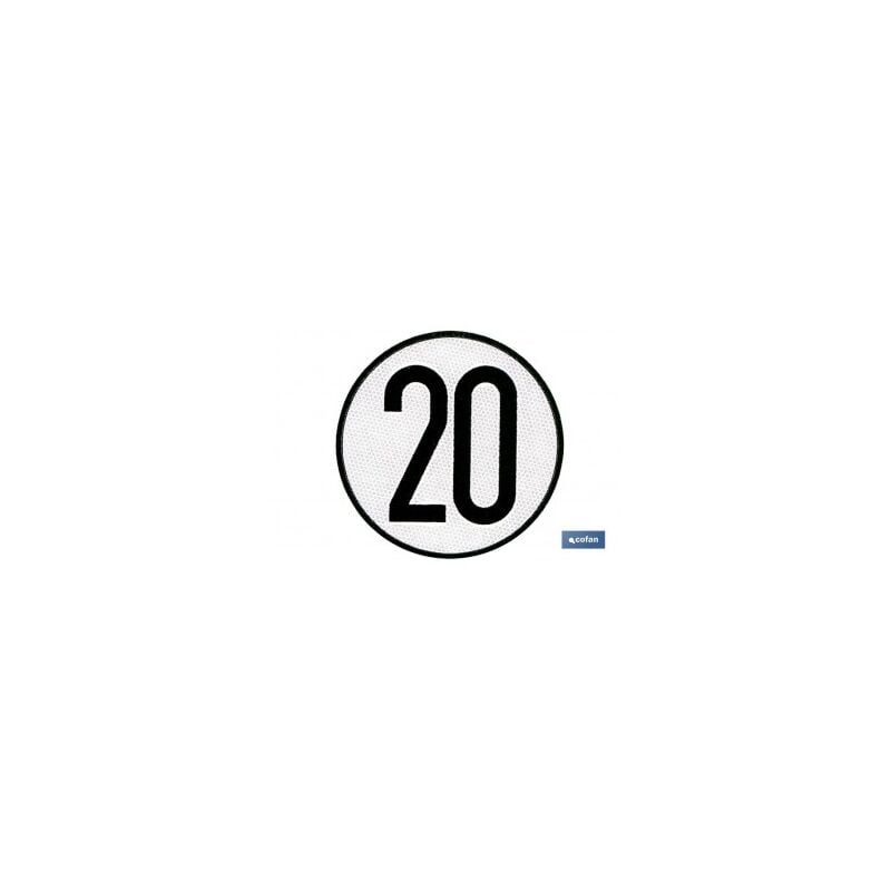 Placa de velocidad homologada 20