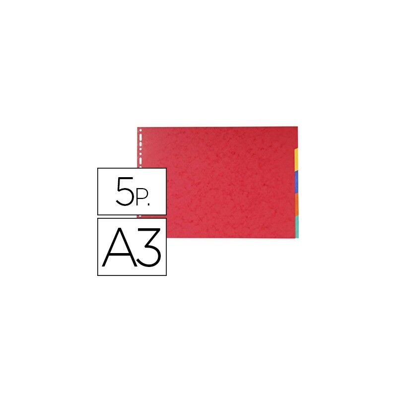 Exacompta separadores nature future cartulina ilustrada 400gr 5 posiciones a3 colores
Exacompta separadores nature future cartulina ilustrada 400gr 5 posiciones a3 colores