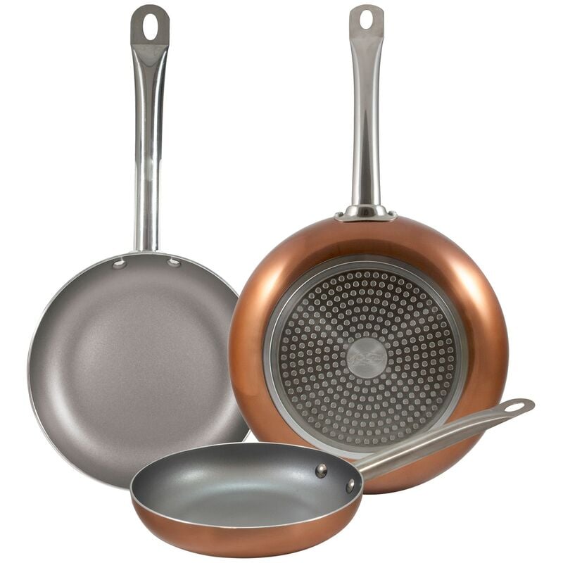 San Ignacio - Set 3pc sarten (18,22,26cm) aluminio prensado, aptas para inducción, Optimum Plus
San Ignacio - Set 3pc sarten (18,22,26cm) aluminio prensado, aptas para inducción, Optimum Plus