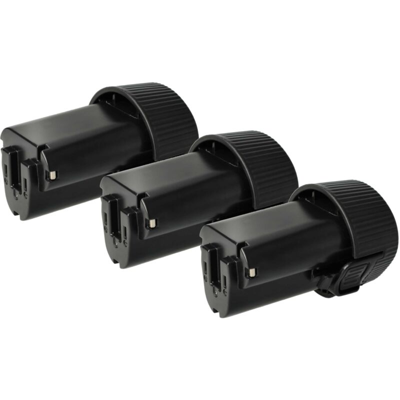 Set 3x baterías Li-Ion 2000mAh (10.8V) para HP330, HP330D, HP330W, HP330DWE, HP330DWLE sustituye Makita 194550-6, 194551-4, BL1013, BL1014. - Vhbw
Set 3x baterías Li-Ion 2000mAh (10.8V) para HP330, HP330D, HP330W, HP330DWE, HP330DWLE sustituye Makita 194550-6, 194551-4, BL1013, BL1014. - Vhbw