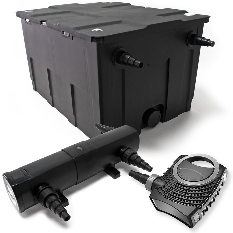 Wiltec - Set Bio filtro estanque 60000l supereco 80W Bomba Estanque (36W UVC clarificador jardin
Wiltec - Set Bio filtro estanque 60000l supereco 80W Bomba Estanque (36W UVC clarificador jardin