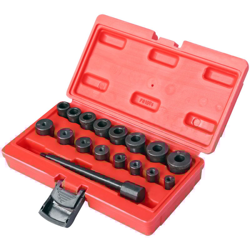 Set centrador de embrague Juego 17 piezas centradoras Mandril de centrado Mantenimiento vehículo 
Set centrador de embrague Juego 17 piezas centradoras Mandril de centrado Mantenimiento vehículo