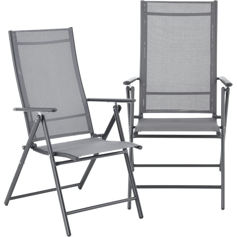 Set de 2 Sillas de Jardín Exterior Kalamata - 105 x 57 x 68 cm - Asiento para Terraza Balcón Patio - Reposabrazos y Respaldo Ajustable - Plegables
Set de 2 Sillas de Jardín Exterior Kalamata - 105 x 57 x 68 cm - Asiento para Terraza Balcón Patio - Reposabrazos y Respaldo Ajustable - Plegables