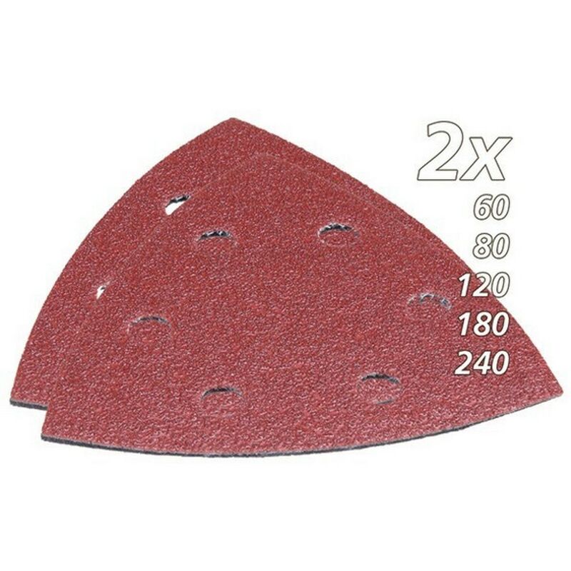 B-21618 - Pack 10 lijas perforadas (2 de cada) para madera de granos 60.80.120.180.240 tipo delta de 93mm - Makita
B-21618 - Pack 10 lijas perforadas (2 de cada) para madera de granos 60.80.120.180.240 tipo delta de 93mm - Makita