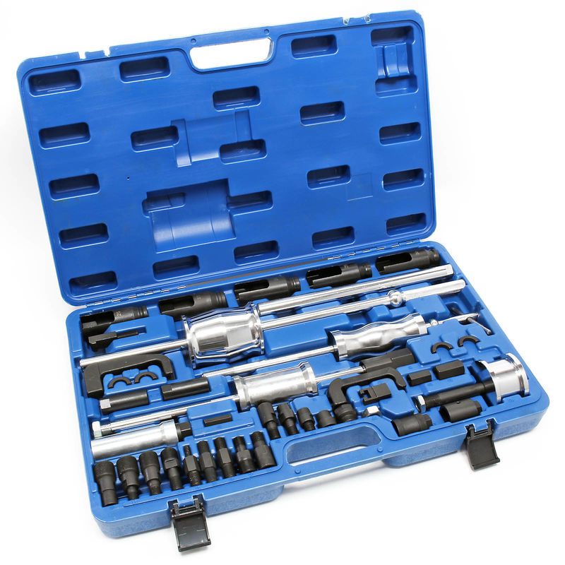 Set extractores para inyectores CDI 40 piezas Extracción inyectores motores diesel Taller mecánico
Set extractores para inyectores CDI 40 piezas Extracción inyectores motores diesel Taller mecánico