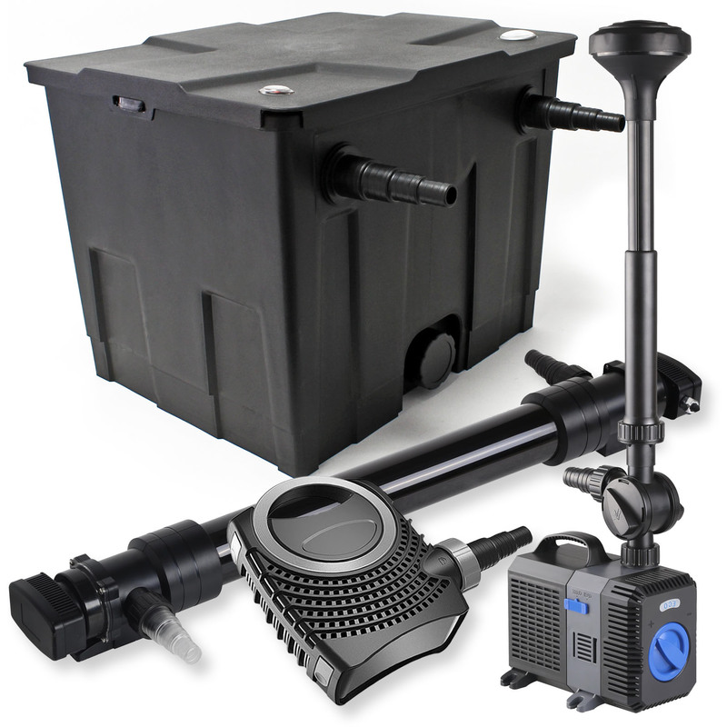 Wiltec - Set filtro estanques 12000l 72W UVC Clarificador NEO10000 80W Bomba Fuente jardin
Wiltec - Set filtro estanques 12000l 72W UVC Clarificador NEO10000 80W Bomba Fuente jardin