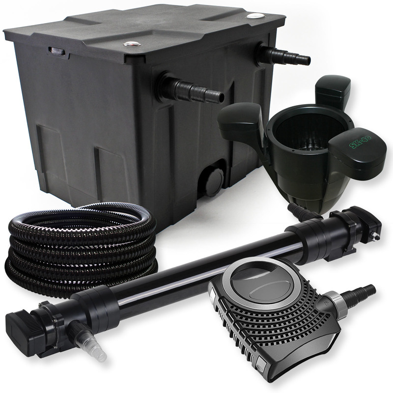 Wiltec - Set filtro estanques 12000l 72W UVC Clarificador NEO10000 80W Bomba Tubo Skimmer jardin
Wiltec - Set filtro estanques 12000l 72W UVC Clarificador NEO10000 80W Bomba Tubo Skimmer jardin