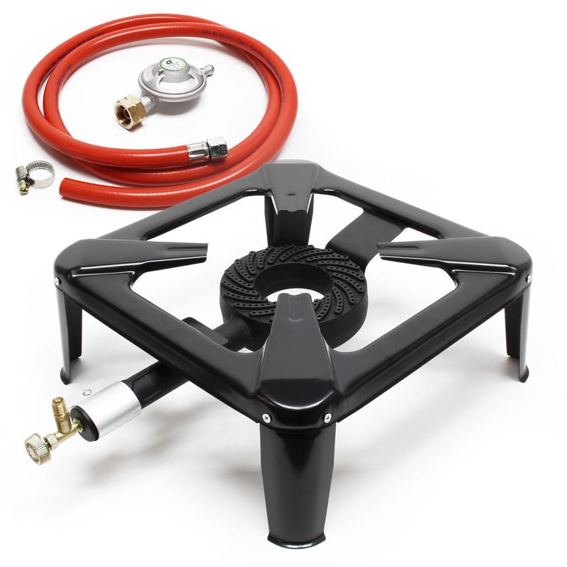 Set hornillo de gas para camping con manguera y regulador presión 28mbar Italia Accesorios outdoor
Set hornillo de gas para camping con manguera y regulador presión 28mbar Italia Accesorios outdoor