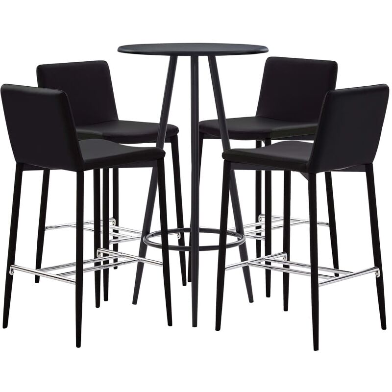 Set Mesa Alta y Taburetes de Bar Cuero Sintético 5 Piezas Marrón - Marrón - Vidaxl
Set Mesa Alta y Taburetes de Bar Cuero Sintético 5 Piezas Marrón - Marrón - Vidaxl