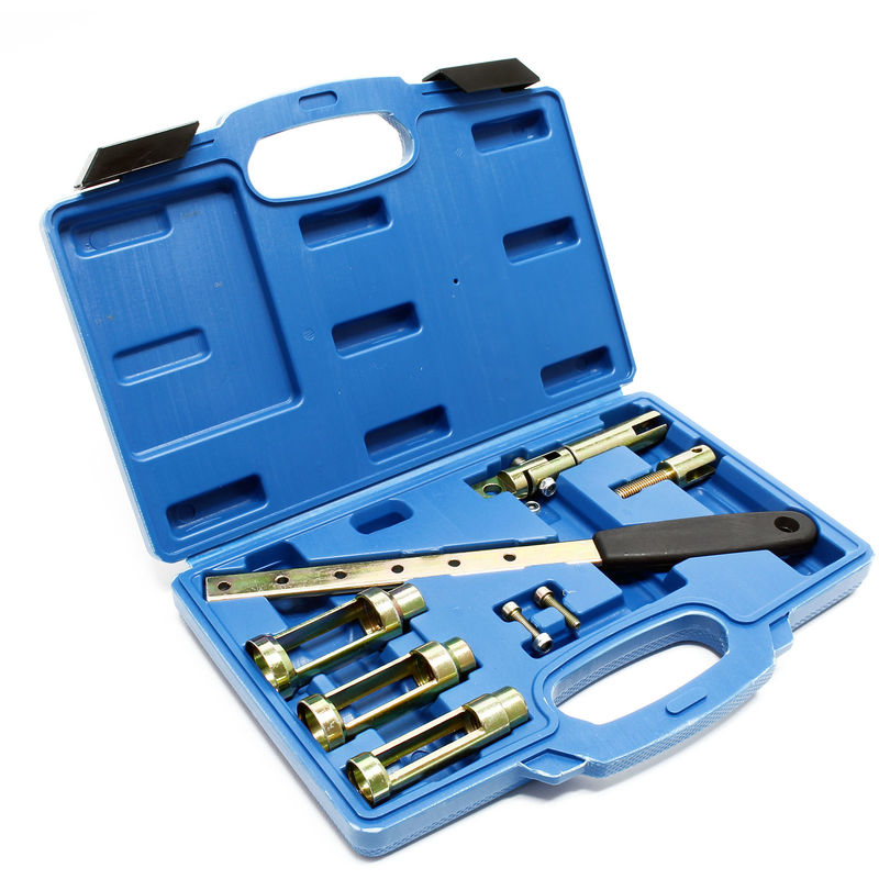 Set tensores resorte válvula Cambio junta culata Motor 8V 12V 16V Set herramientas mecánica Maletín
Set tensores resorte válvula Cambio junta culata Motor 8V 12V 16V Set herramientas mecánica Maletín