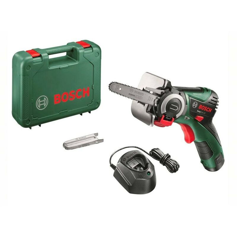 Bosch 06033C9000 Sierra de cadena a batería EasyCut 12 0,9kg + hoja nanoBLADE madera + batería 2.5Ah + cargador
Bosch 06033C9000 Sierra de cadena a batería EasyCut 12 0,9kg + hoja nanoBLADE madera + batería 2.5Ah + cargador