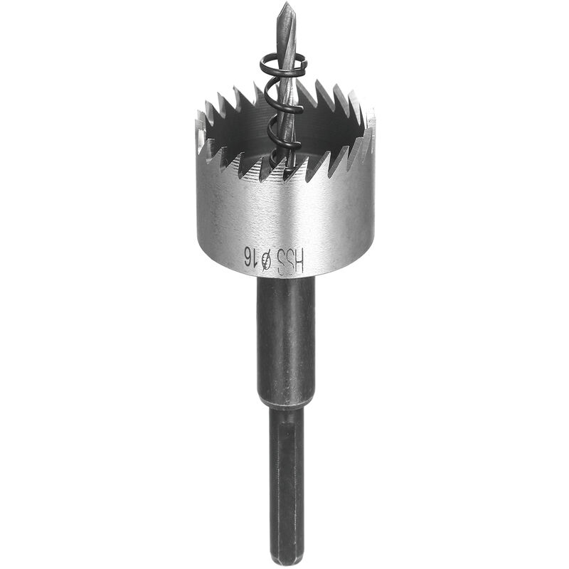 Sierra de corona de acero de alta velocidad, cortadora de corona de servicio pesado,1,6 cm
Sierra de corona de acero de alta velocidad, cortadora de corona de servicio pesado,1,6 cm
