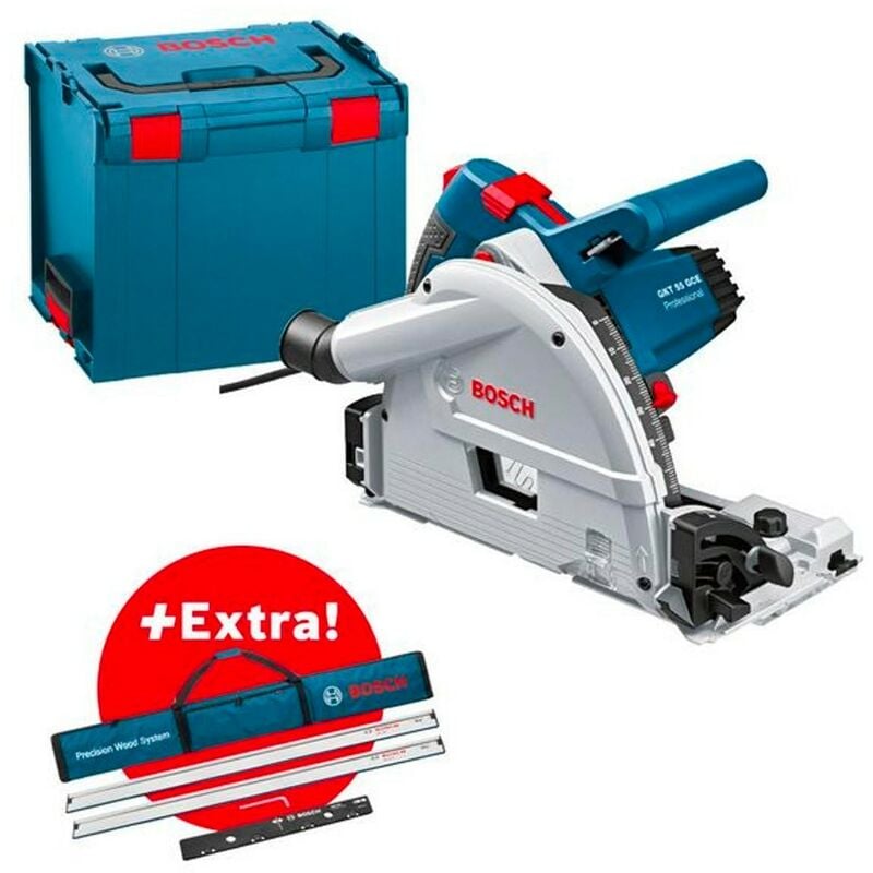 Bosch 0615990EA8 Sierra circular de incisión GKT 55 GCE Prof 1400W + 1 Bolsa FSN BAG + 2 guías FSN 1600 + L-Boxx
Bosch 0615990EA8 Sierra circular de incisión GKT 55 GCE Prof 1400W + 1 Bolsa FSN BAG + 2 guías FSN 1600 + L-Boxx