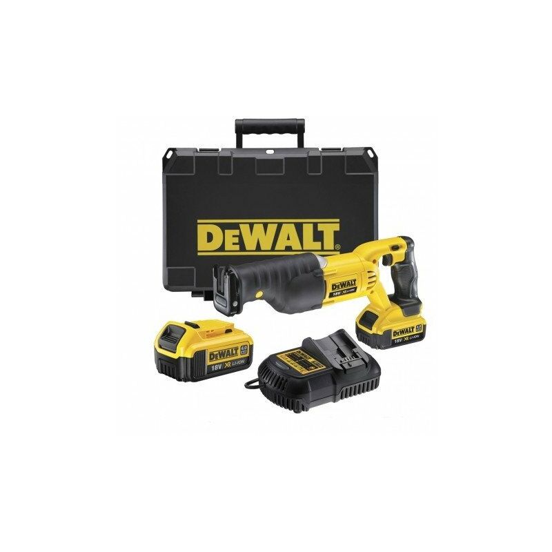 DeWalt - Sierra de sable de 18V 2X4Ah Li-Ion + Kit de cambio de hoja sin llave - DCS380M2
DeWalt - Sierra de sable de 18V 2X4Ah Li-Ion + Kit de cambio de hoja sin llave - DCS380M2