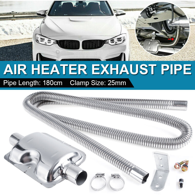Silenciador de escape de acero inoxidable de 180 cm, abrazaderas de abrazaderas, Kit de tubo de ventilación de Gas para calefactor de coche, diésel
Silenciador de escape de acero inoxidable de 180 cm, abrazaderas de abrazaderas, Kit de tubo de ventilación de Gas para calefactor de coche, diésel