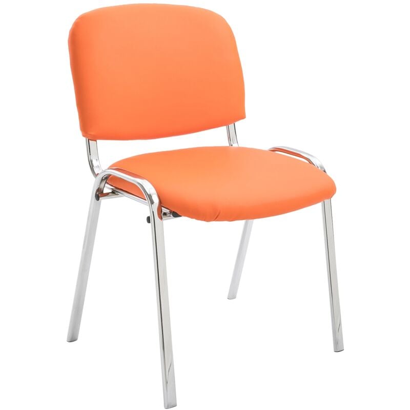 Silla De Conferencia Ken Chrom Naranja