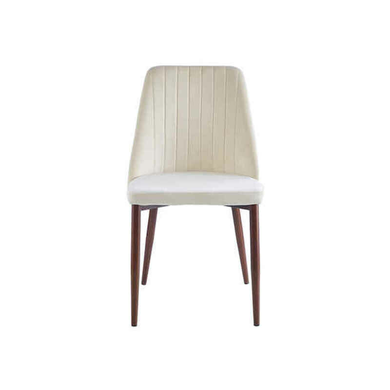 Silla de Comedor Dark Beige (46 x 57 x 86 cm)