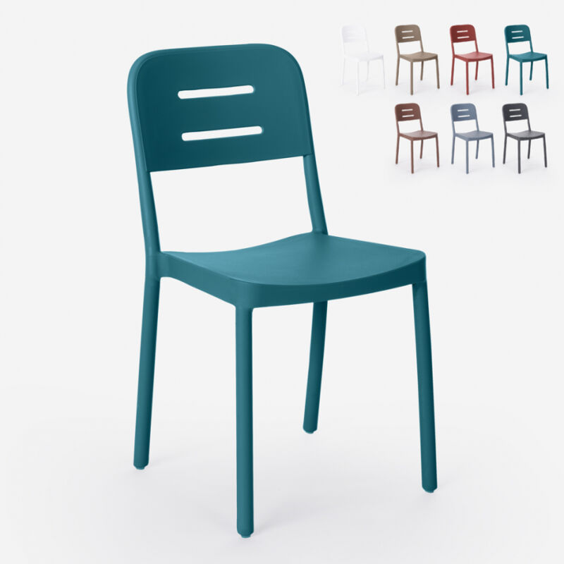 Silla de diseño moderno de polipropileno para bar, cocina, restaurante y jardín Mose | Azul Marino
Silla de diseño moderno de polipropileno para bar, cocina, restaurante y jardín Mose | Azul Marino