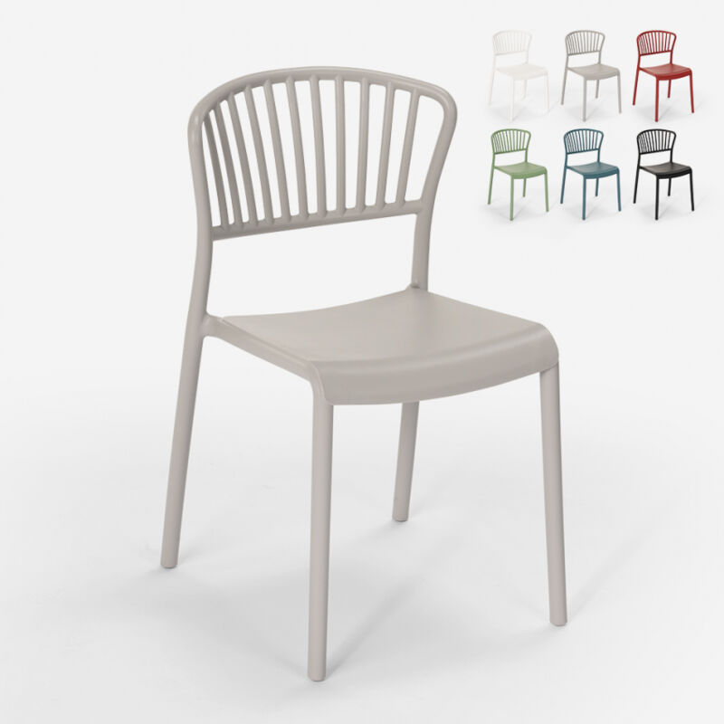 Silla de diseño moderno de polipropileno para cocina al aire libre bar restaurante Vivienne | Gris
Silla de diseño moderno de polipropileno para cocina al aire libre bar restaurante Vivienne | Gris
