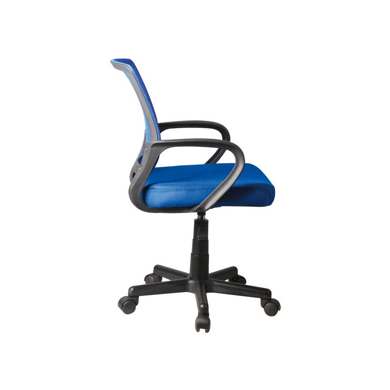 Silla de oficina en azul, con sistema basculante, estructura negro y cromo. - Azul
Silla de oficina en azul, con sistema basculante, estructura negro y cromo. - Azul