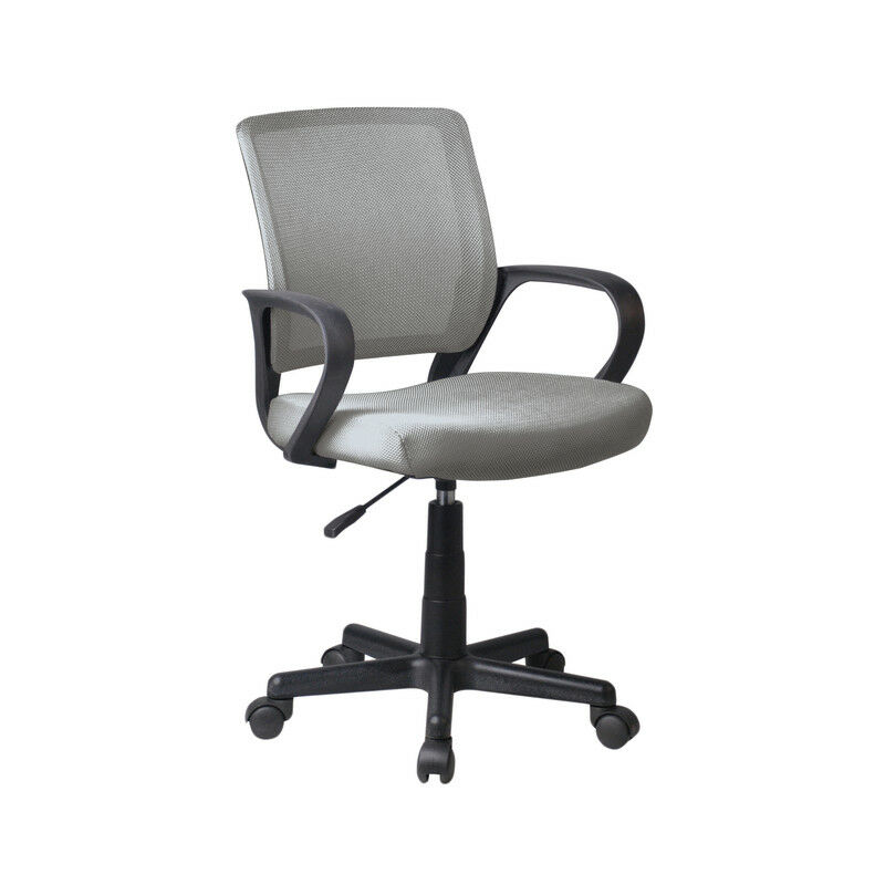 Silla de oficina en gris, con sistema basculante, estructura negro y cromo. - Gris
Silla de oficina en gris, con sistema basculante, estructura negro y cromo. - Gris
