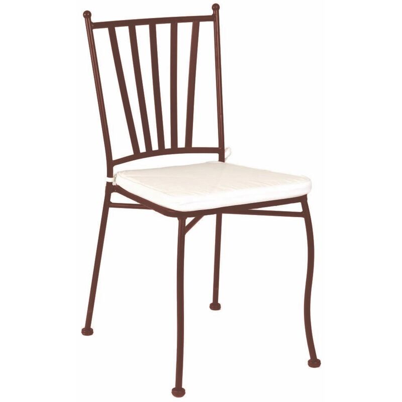 Lolahome - Silla de jardín apilable Helene con cojín de efecto forja marrón de 41x53x90 cm
Lolahome - Silla de jardín apilable Helene con cojín de efecto forja marrón de 41x53x90 cm