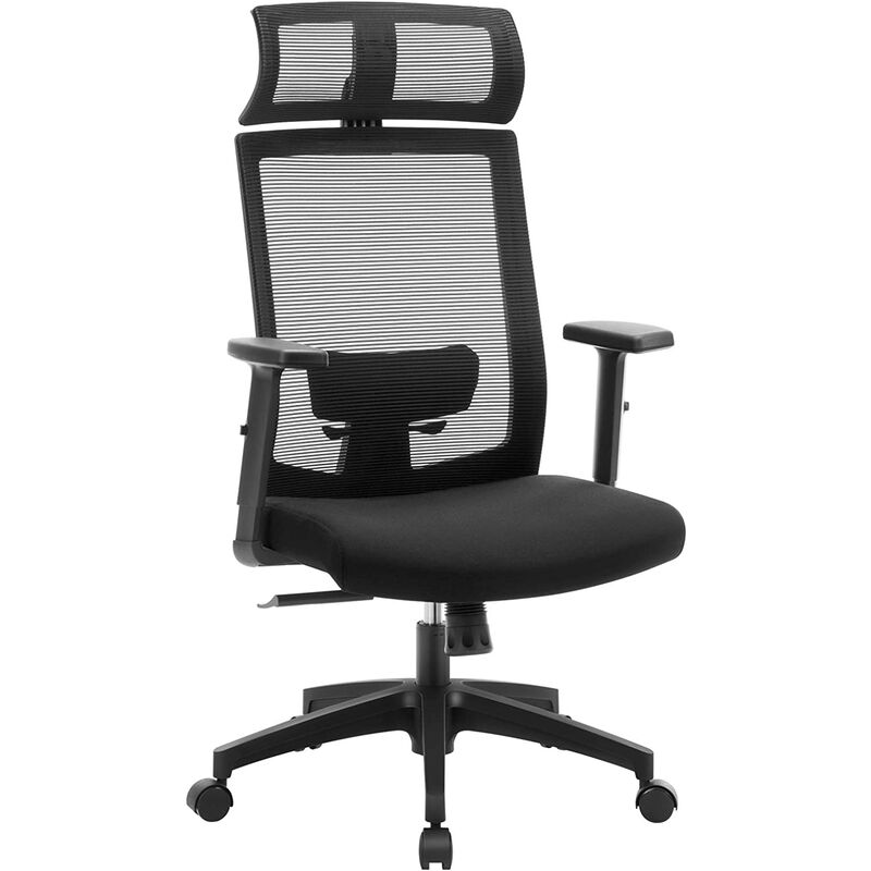 Songmics - Silla de Oficina de Malla, Silla de Escritorio, Giratorio de 360°, Soporte Lumbar Ajustable, con Apoyacabezas y Apoyabrazos, Ángulo de
Songmics - Silla de Oficina de Malla, Silla de Escritorio, Giratorio de 360°, Soporte Lumbar Ajustable, con Apoyacabezas y Apoyabrazos, Ángulo de