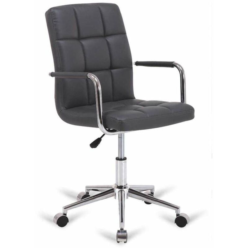 Silla de oficina en polipiel elevable modelo Karla. 96-86 cm(alto)51 cm(ancho)53 cm(fondo) Color NEGRO
Silla de oficina en polipiel elevable modelo Karla. 96-86 cm(alto)51 cm(ancho)53 cm(fondo) Color NEGRO