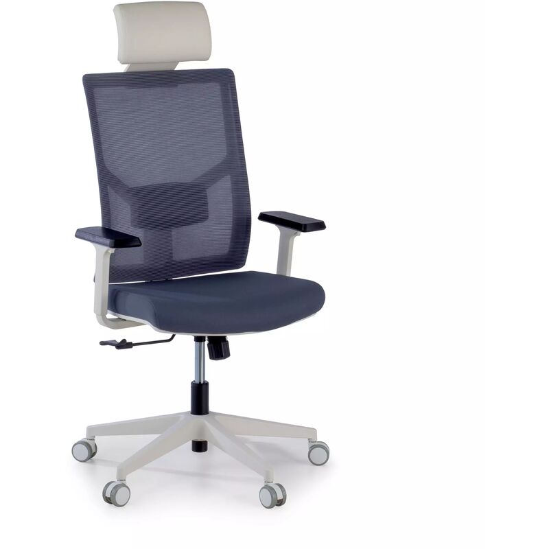 Silla de oficina Verdi white con reposacabezas, brazos ajustables, gris - gris
Silla de oficina Verdi white con reposacabezas, brazos ajustables, gris - gris