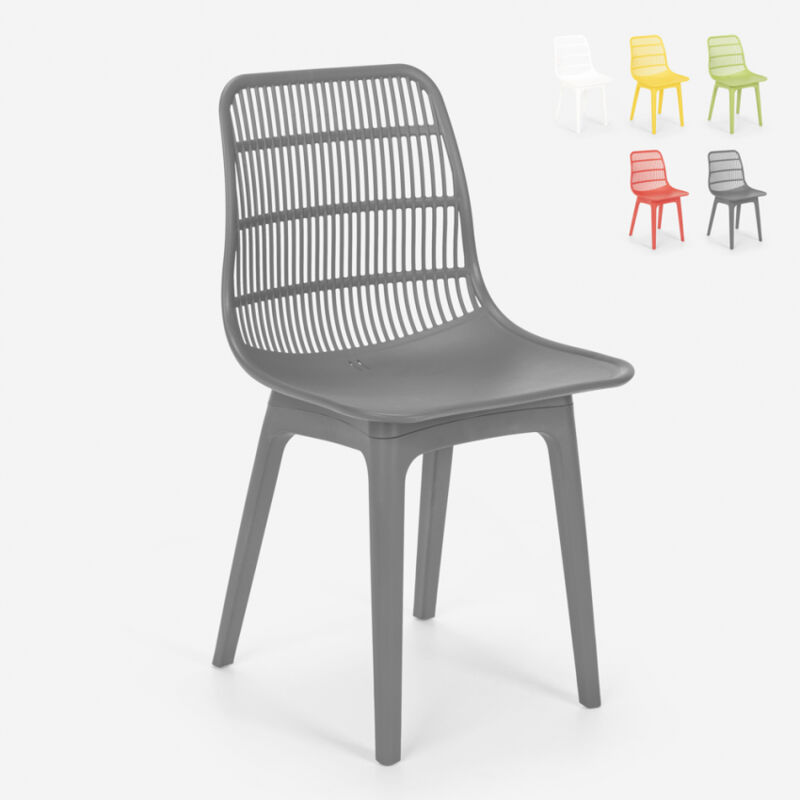 Silla de polipropileno para cocina, bar, restaurante, jardín moderno Bluetit | Gris
Silla de polipropileno para cocina, bar, restaurante, jardín moderno Bluetit | Gris