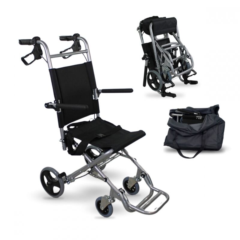 Silla de ruedas para tránsito | Plegable | Aluminio | Ruedas pequeñas | Frenos en manetas | Negro | Neptuno | Mobiclinic
Silla de ruedas para tránsito | Plegable | Aluminio | Ruedas pequeñas | Frenos en manetas | Negro | Neptuno | Mobiclinic