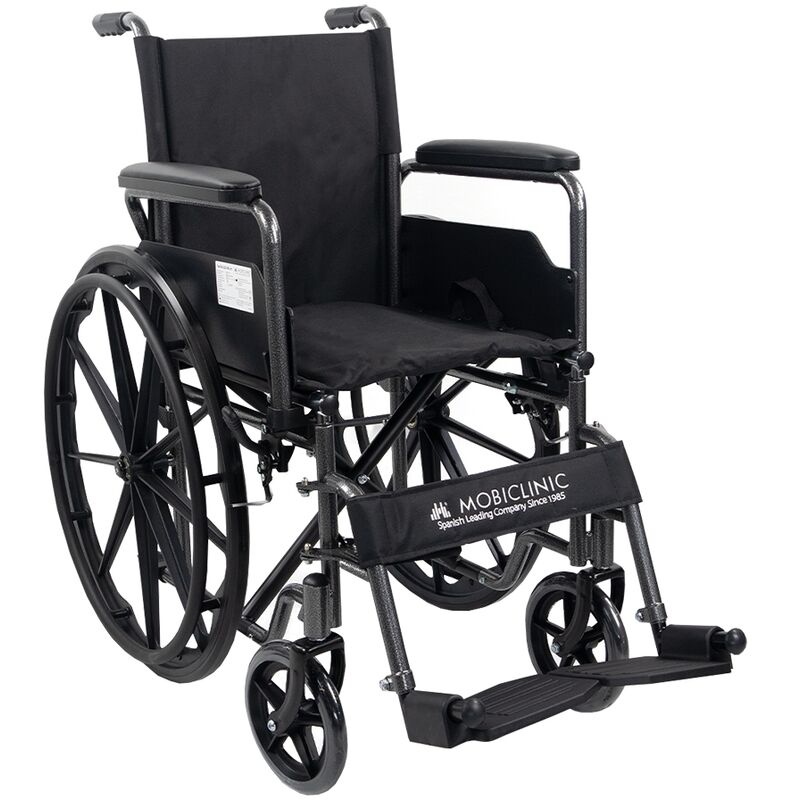 Silla de ruedas | Plegable | Ruedas traseras grandes extraíbles | Reposapiés y reposabrazos | S220 Sevilla | Premium Mobiclinic
Silla de ruedas | Plegable | Ruedas traseras grandes extraíbles | Reposapiés y reposabrazos | S220 Sevilla | Premium Mobiclinic