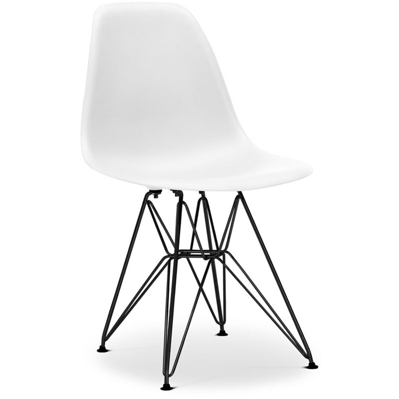 Silla de comedor James Metal Estilo Escandinavo Diseño Premium Mate - Patas negras Blanco
Silla de comedor James Metal Estilo Escandinavo Diseño Premium Mate - Patas negras Blanco