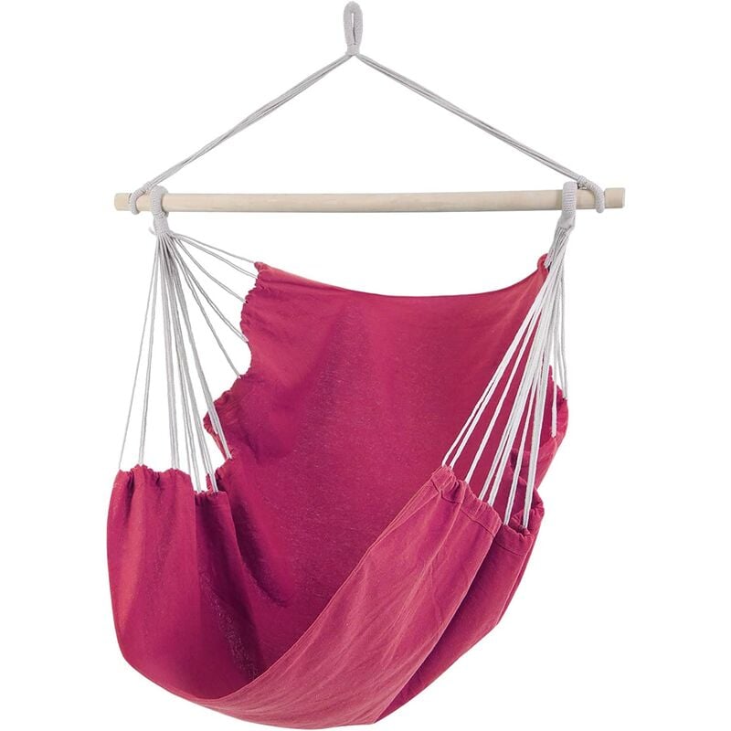 Songmics - Silla Hamaca, Silla Giratoria XXL, 130 x 185 cm, Capacidad de Carga 200 kg, Rayas Interiores y Exteriores, Rojo GDC186RD - Rojo
Songmics - Silla Hamaca, Silla Giratoria XXL, 130 x 185 cm, Capacidad de Carga 200 kg, Rayas Interiores y Exteriores, Rojo GDC186RD - Rojo
