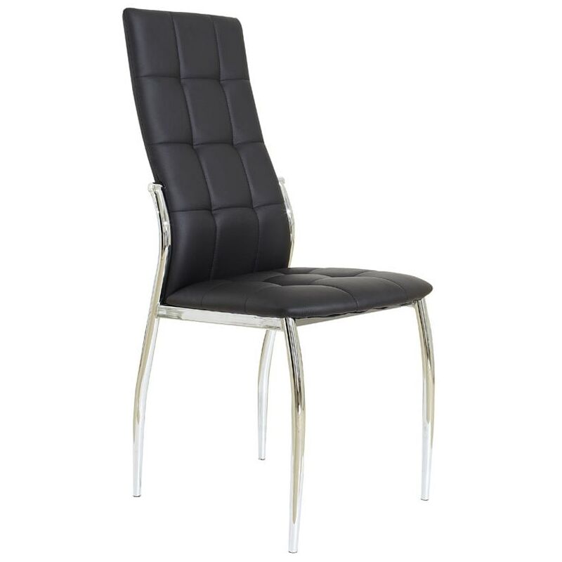 Sillas Comedor Laci Negras Polipiel Metal Salon Estilo Moderno Cromado 101X51X45 - Pack 2 Sillas
Sillas Comedor Laci Negras Polipiel Metal Salon Estilo Moderno Cromado 101X51X45 - Pack 2 Sillas