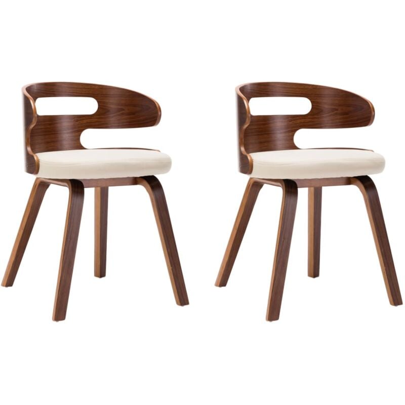 Madera Curvada Sillas de Comedor 2 Unidades Cuero Sintético Crema - Crema - Vidaxl
Madera Curvada Sillas de Comedor 2 Unidades Cuero Sintético Crema - Crema - Vidaxl